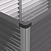 Vitavia Hochbeet Meta 858 (187,7 x 96,2 x 85,8 cm, Zincalume®, Granit/Silber) | BAUHAUS