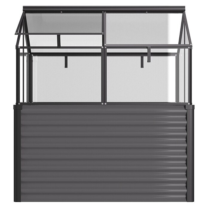 Vitavia Hochbeet Paris (121,7 x 83,1 x 135,1 cm, Schwarz, Sicherheitsglas) | BAUHAUS