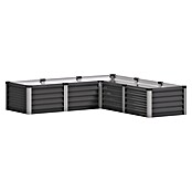 Vitavia Hochbeet Meta In&Out 401 (185 x 185 x 40 cm, Zincalume®, Granit/Silber) | BAUHAUS
