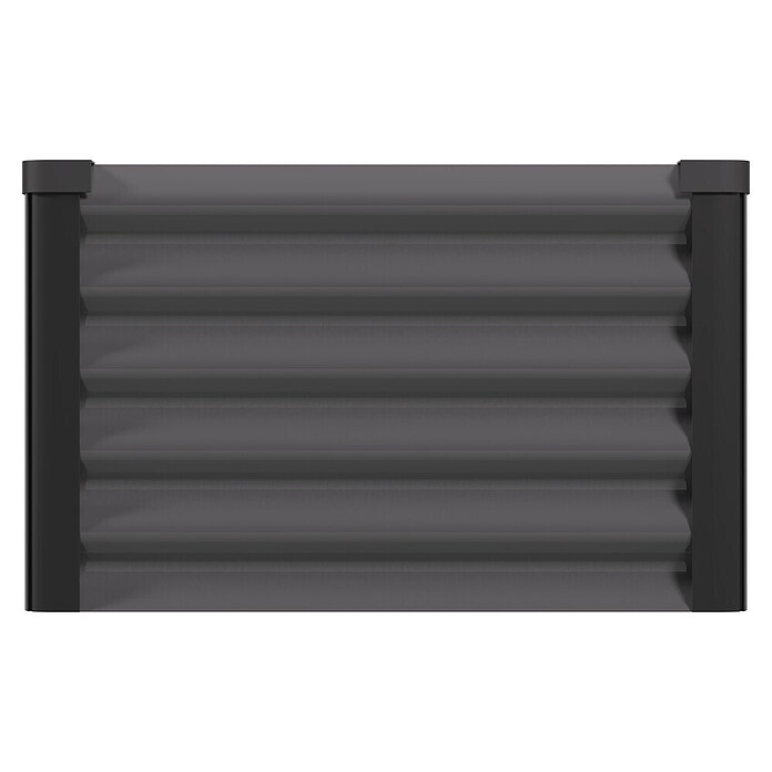 Vitavia Hochbeet Meta In&Out 401 (245 x 65 x 40 cm, Zincalume®, Granit/Schwarz) | BAUHAUS