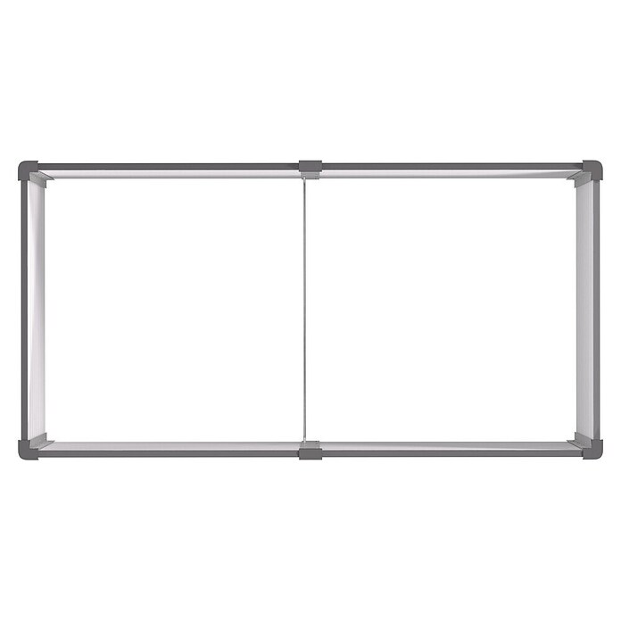 Vitavia Hochbeet Meta 858 (187,7 x 96,2 x 85,8 cm, Zincalume®, Granit/Silber) | BAUHAUS