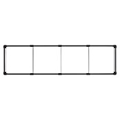 Vitavia Hochbeet Meta In&Out 401 (245 x 65 x 40 cm, Zincalume®, Granit/Schwarz) | BAUHAUS
