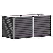 Vitavia Hochbeet Meta 858 (187,7 x 96,2 x 85,8 cm, Zincalume®, Granit/Silber) | BAUHAUS