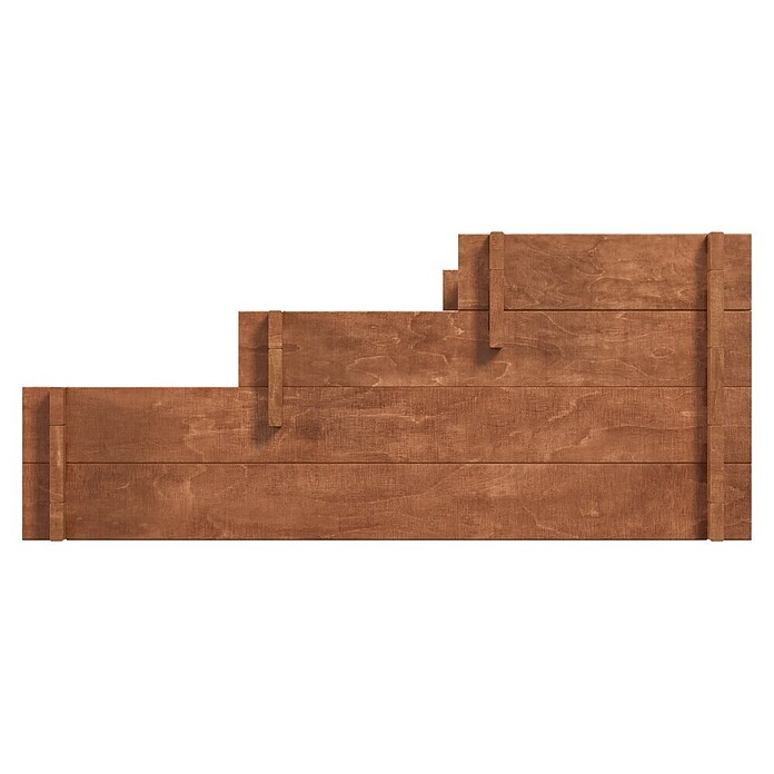 Dobar Pflanzkasten Hochbeet (110 x 88 x 36 cm, Nutzfläche: 0,97 m², Kiefer, Bernstein)