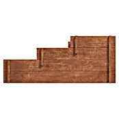 Dobar Pflanzkasten Hochbeet (110 x 88 x 36 cm, Nutzfläche: 0,97 m², Kiefer, Bernstein)