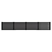 Vitavia Hochbeet Meta In&Out 401 (245 x 65 x 40 cm, Zincalume®, Granit/Schwarz) | BAUHAUS
