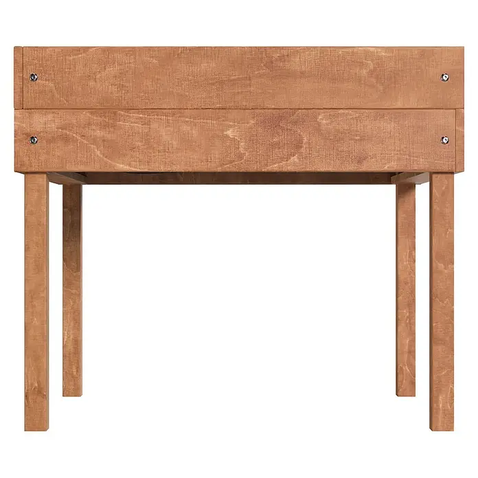 Dobar Hochbeet - 50 x 40 x 45 cm, Holz, Braun - Helles, braunes Hochbeet aus Holz mit sichtbaren Silberbolzen.