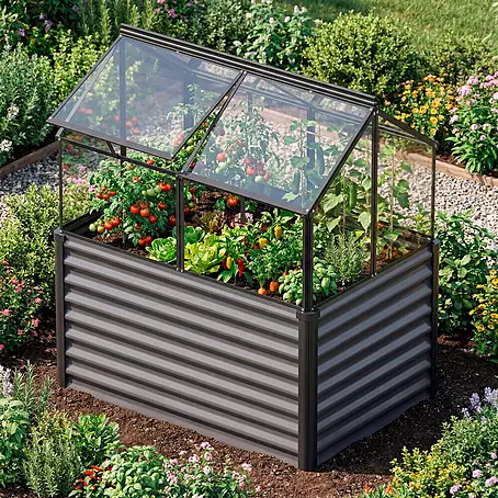 Vitavia Hochbeet mit Frühbeet-Aufsatz