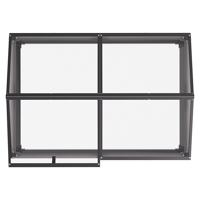 Vitavia Hochbeet Paris (121,7 x 83,1 x 135,1 cm, Schwarz, Sicherheitsglas) | BAUHAUS