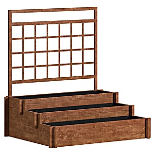Dobar Hochbeet Peru (110 x 88 x 115 cm, Holz, Braun)