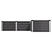 Vitavia Hochbeet Meta In&Out 401 (185 x 185 x 40 cm, Zincalume®, Granit/Silber) | BAUHAUS