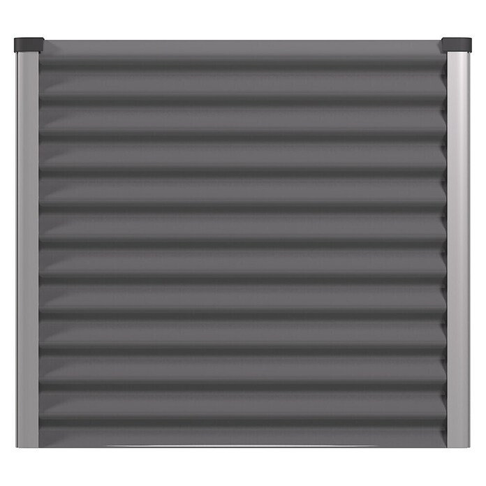 Vitavia Hochbeet Meta 858 (187,7 x 96,2 x 85,8 cm, Zincalume®, Granit/Silber) | BAUHAUS