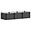 Vitavia Hochbeet Meta In&Out 401 (185 x 65 x 40 cm, Zincalume®, Granit/Schwarz) | BAUHAUS