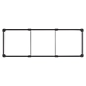 Vitavia Hochbeet Meta In&Out 401 (185 x 65 x 40 cm, Zincalume®, Granit/Schwarz) | BAUHAUS