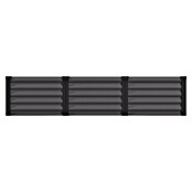 Vitavia Hochbeet Meta In&Out 401 (185 x 185 x 40 cm, Zincalume®, Granit/Schwarz) | BAUHAUS