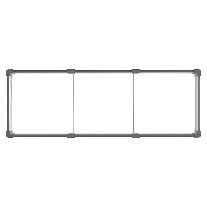 Vitavia Hochbeet Meta In&Out 401 (185 x 65 x 40 cm, Zincalume®, Granit/Silber) | BAUHAUS
