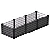 Vitavia Hochbeet Meta In&Out 401 (185 x 65 x 40 cm, Zincalume®, Granit/Schwarz) | BAUHAUS