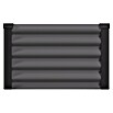 Vitavia Hochbeet Meta In&Out 401 (185 x 65 x 40 cm, Zincalume®, Granit/Schwarz) | BAUHAUS