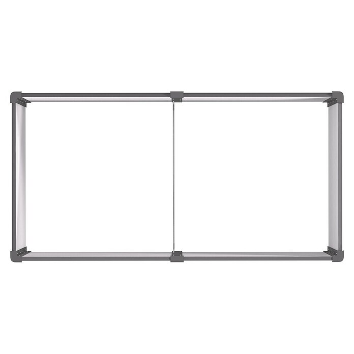 Vitavia Hochbeet Meta 858 (187,7 x 96,2 x 85,8 cm, Zincalume®, Granit/Schwarz) | BAUHAUS