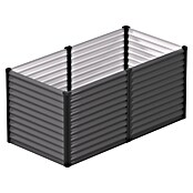 Vitavia Hochbeet Meta 858 (187,7 x 96,2 x 85,8 cm, Zincalume®, Granit/Schwarz) | BAUHAUS