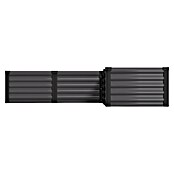 Vitavia Hochbeet Meta In&Out 401 (185 x 185 x 40 cm, Zincalume®, Granit/Schwarz) | BAUHAUS