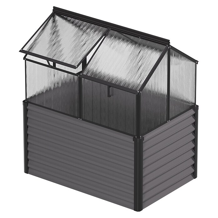 Vitavia Hochbeet Paris (121,7 x 83,1 x 135,1 cm, Schwarz, Polycarbonat) | BAUHAUS