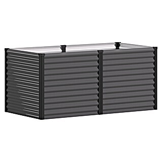 Vitavia Hochbeet Meta 858 (187,7 x 96,2 x 85,8 cm, Granit/Schwarz)