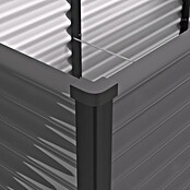 Vitavia Hochbeet Meta 858 (187,7 x 96,2 x 85,8 cm, Zincalume®, Granit/Schwarz) | BAUHAUS