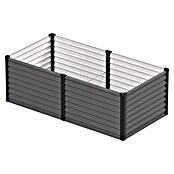 Vitavia Hochbeet Meta 630 (187,7 x 96,2 x 63 cm, Zincalume®, Granit/Schwarz) | BAUHAUS