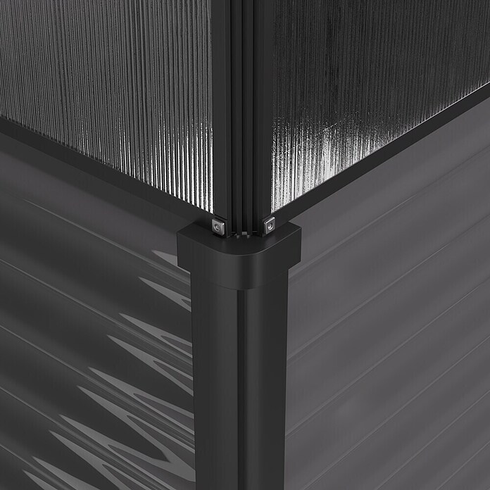 Vitavia Hochbeet Paris (121,7 x 83,1 x 135,1 cm, Schwarz, Polycarbonat) | BAUHAUS