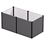 Vitavia Hochbeet Meta 858 (187,7 x 96,2 x 85,8 cm, Zincalume®, Granit/Schwarz) | BAUHAUS