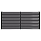 Vitavia Hochbeet Meta 858 (187,7 x 96,2 x 85,8 cm, Zincalume®, Granit/Schwarz) | BAUHAUS