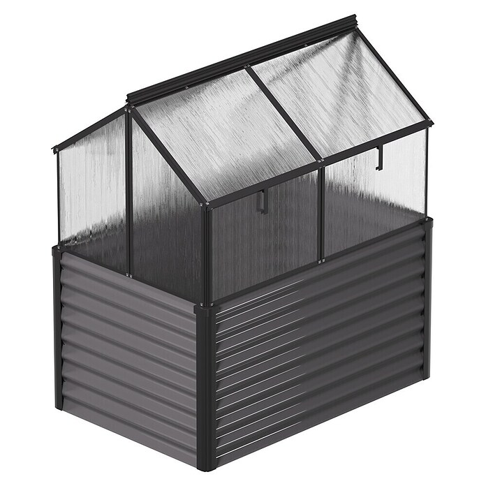 Vitavia Hochbeet Paris (121,7 x 83,1 x 135,1 cm, Schwarz, Polycarbonat) | BAUHAUS