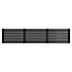 Vitavia Hochbeet Meta In&Out 401 (185 x 65 x 40 cm, Zincalume®, Granit/Schwarz) | BAUHAUS