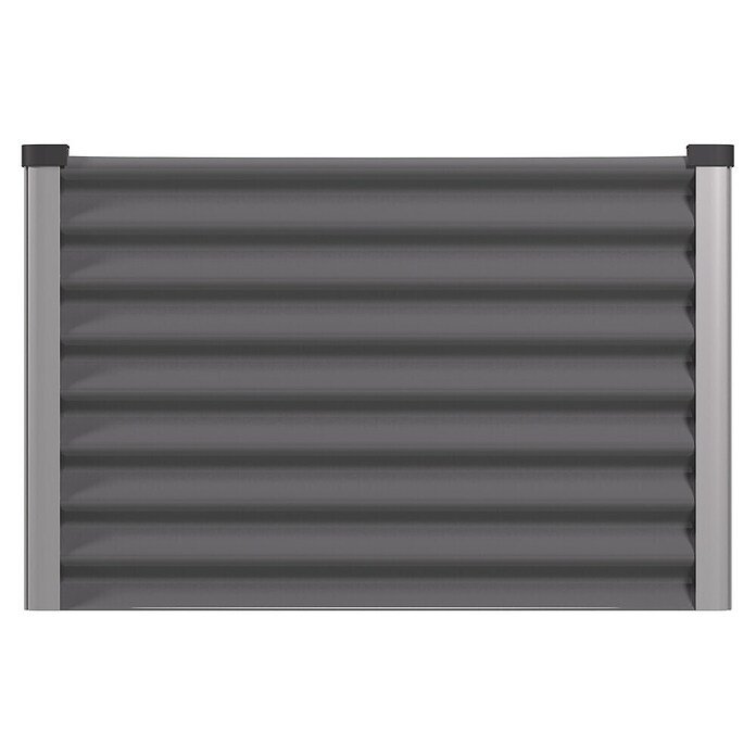 Vitavia Hochbeet Meta 630 (187,7 x 96,2 x 63 cm, Zincalume®, Granit/Silber) | BAUHAUS