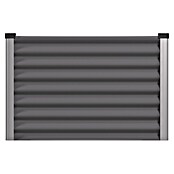 Vitavia Hochbeet Meta 630 (187,7 x 96,2 x 63 cm, Zincalume®, Granit/Silber) | BAUHAUS