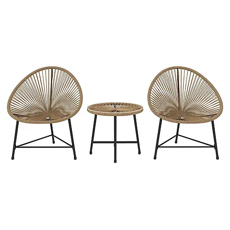 Outsunny  Loungemöbel-Set mit Tisch