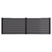 Vitavia Hochbeet Meta 630 (187,7 x 96,2 x 63 cm, Zincalume®, Granit/Schwarz) | BAUHAUS