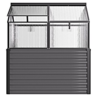 Vitavia Hochbeet Paris (121,7 x 83,1 x 135,1 cm, Schwarz, Polycarbonat)