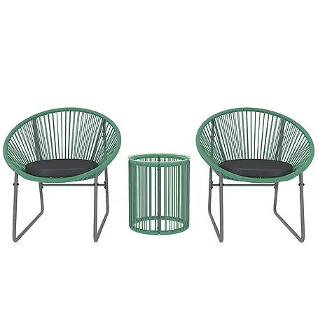 Outsunny  Loungemöbel-Set mit Tisch