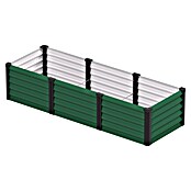 Vitavia Hochbeet Meta In & Out 401 (185 x 65 x 40 cm, Zincalume®, Seegras/Schwarz) | BAUHAUS