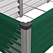 Vitavia Hochbeet Meta In & Out 401 (245 x 65 x 40 cm, Zincalume®, Seegras/Alu) | BAUHAUS