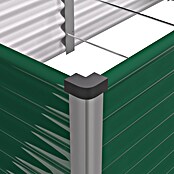 Vitavia Hochbeet Meta 630 (187,7 x 96,2 x 63 cm, Zincalume®, Seegras/Alu) | BAUHAUS