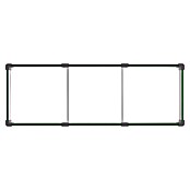 Vitavia Hochbeet Meta In & Out 401 (185 x 65 x 40 cm, Zincalume®, Seegras/Alu) | BAUHAUS
