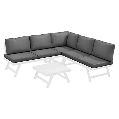 Outsunny  Loungemöbel-Set mit Tisch