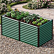 Vitavia Hochbeet Meta 858 (187,7 x 96,2 x 85,8 cm, Zincalume®, Seegras/Schwarz) | BAUHAUS