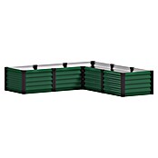 Vitavia Hochbeet Meta In & Out 401 (185 x 185 x 40 cm, Zincalume®, Seegras/Schwarz) | BAUHAUS