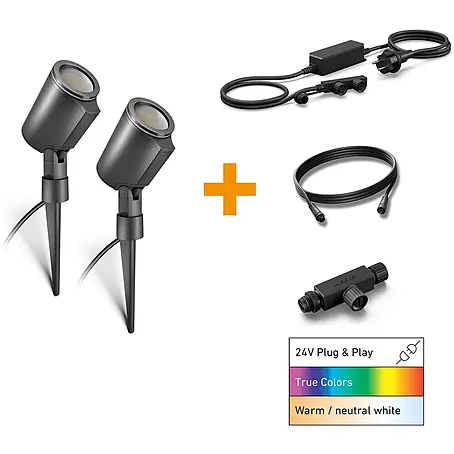 Steinel  LED-Gartenspot-Set 24V Garten-Lichtsystems