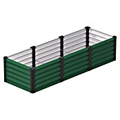 Vitavia Hochbeet Meta In & Out 401 (185 x 65 x 40 cm, Zincalume®, Seegras/Schwarz) | BAUHAUS