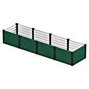 Vitavia Hochbeet Meta In & Out 401 (245 x 65 x 40 cm, Zincalume®, Seegras/Schwarz) | BAUHAUS